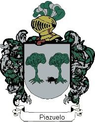 Escudo del apellido Piazuelo