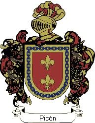 Escudo del apellido Picón