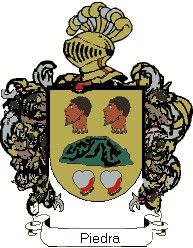 Escudo del apellido Piedra