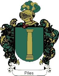 Escudo del apellido Piles