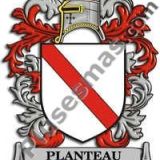 Escudo del apellido Planteau