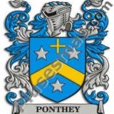 Escudo del apellido Ponthey