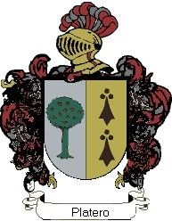 Escudo del apellido Platero