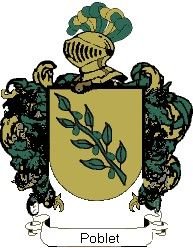 Escudo del apellido Poblet