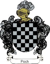 Escudo del apellido Poch