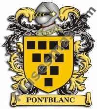 Escudo del apellido Pontblanc