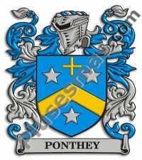 Escudo del apellido Ponthey