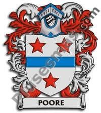 Escudo del apellido Poore