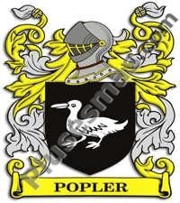 Escudo del apellido Popler