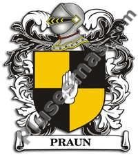 Escudo del apellido Praun