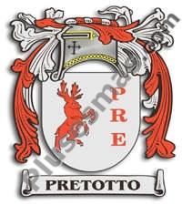 Escudo del apellido Pretotto