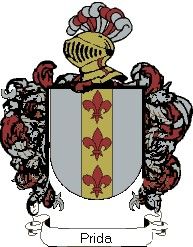 Escudo del apellido Prida