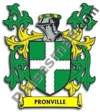 Escudo del apellido Pronville