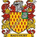 Escudo del apellido Raucourt