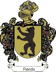 Escudo del apellido Rando