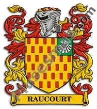 Escudo del apellido Raucourt