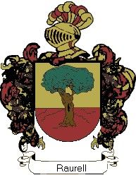 Escudo del apellido Raurell