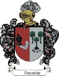 Escudo del apellido Recalde