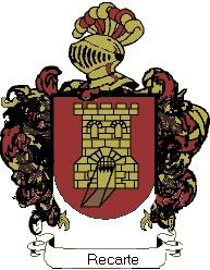 Escudo del apellido Recarte