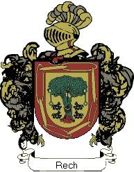 Escudo del apellido Rech