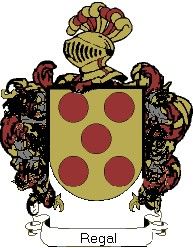 Escudo del apellido Regal