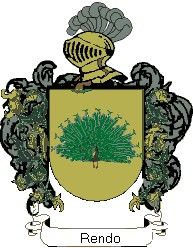 Escudo del apellido Rendo