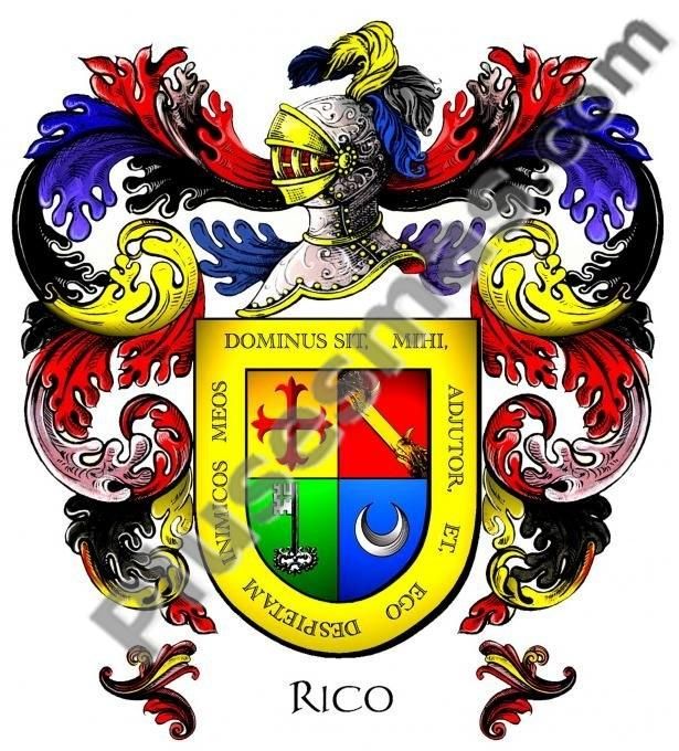 Escudo del apellido Rico