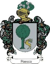 Escudo del apellido Riesco