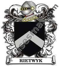 Escudo del apellido Rietwyk