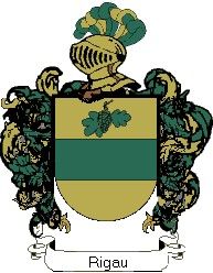 Escudo del apellido Rigau