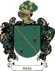 Escudo del apellido Asso