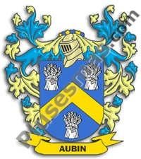 Escudo del apellido Aubin