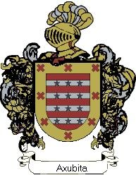 Escudo del apellido Axubita