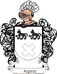 Escudo del apellido Azpiroz