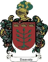 Escudo del apellido Baanate