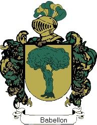 Escudo del apellido Babellon