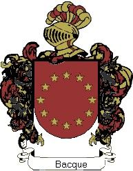 Escudo del apellido Bacque