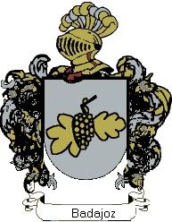 Escudo del apellido Badajoz