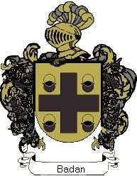 Escudo del apellido Badan