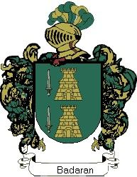 Escudo del apellido Badaran