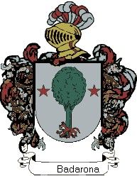 Escudo del apellido Badarona