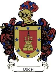 Escudo del apellido Badell