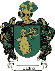 Escudo del apellido Badino