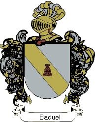 Escudo del apellido Baduel