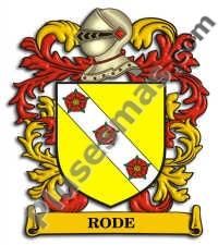 Escudo del apellido Rode