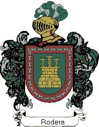 Escudo del apellido Rodera