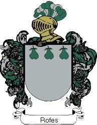 Escudo del apellido Rofes