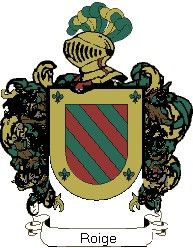 Escudo del apellido Roige