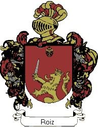 Escudo del apellido Roiz