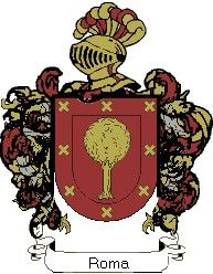 Escudo del apellido Roma